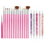 5/20Pcs Nail Art Brush Design Tip Painting Drawing Carving Dotting Pen FlatFan Liner Acrylic Gel UV Polish Manicure Tools - Slobuy