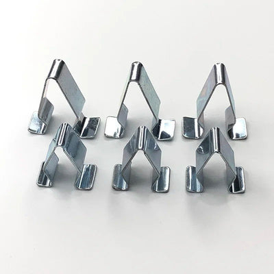 Sliver Car Door Trim Panel Lining Clips Metal Interior Upholstery Retainer Rivet Auto Fastener Clip for VW Audi Seat Skoda 10/20 - Slobuy