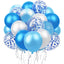 20 Pcs 12 Inch Latex Confetti Balloons Kit With Ribbons for Birthday Wedding Baby Shower Graduation Party Decorations - Slobuy