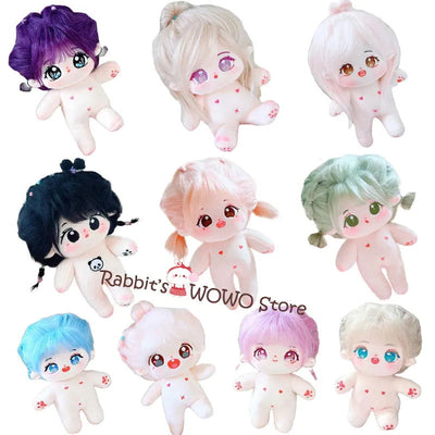 20cm IDol Doll Plush Cotton Star Dolls Kawaii Stuffed Baby Plushies No Attributes Dolls Toys Fans Collection Children Gifts - Slobuy