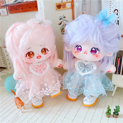 20cm IDol Doll Plush Cotton Star Dolls Kawaii Stuffed Baby Plushies No Attributes Dolls Toys Fans Collection Children Gifts - Slobuy