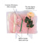 20inchTransparent Bobo Balloon LED Luminous Rose Balloons Valentine's Day Wedding Birthday Party Decor Inflatable Bubble Ballon - Slobuy