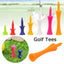 20pcs Colorful Plastic Golf Tee Step Down Graduated Castle Tee Height Control  for Golf Accessories - Slobuy