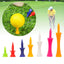 20pcs Colorful Plastic Golf Tee Step Down Graduated Castle Tee Height Control  for Golf Accessories - Slobuy