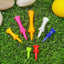 20pcs Colorful Plastic Golf Tee Step Down Graduated Castle Tee Height Control  for Golf Accessories - Slobuy