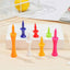 20pcs Colorful Plastic Golf Tee Step Down Graduated Castle Tee Height Control  for Golf Accessories - Slobuy