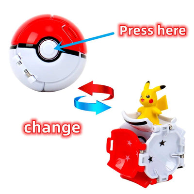 21 Styles Pokemon Elf Ball Anime Figure Pikachu Charizard Pocket Monster Variant Pokemon Elf Ball Toy Action Model Gift - Slobuy