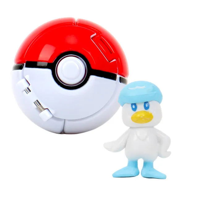 21 Styles Pokemon Elf Ball Anime Figure Pikachu Charizard Pocket Monster Variant Pokemon Elf Ball Toy Action Model Gift - Slobuy