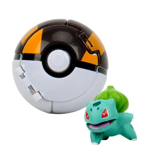 21 Styles Pokemon Elf Ball Anime Figure Pikachu Charizard Pocket Monster Variant Pokemon Elf Ball Toy Action Model Gift - Slobuy