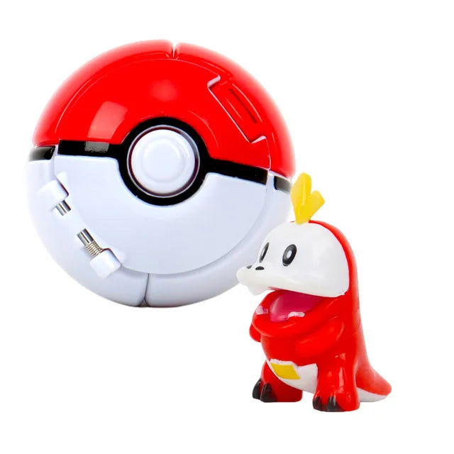 21 Styles Pokemon Elf Ball Anime Figure Pikachu Charizard Pocket Monster Variant Pokemon Elf Ball Toy Action Model Gift - Slobuy