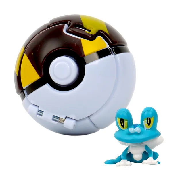 21 Styles Pokemon Elf Ball Anime Figure Pikachu Charizard Pocket Monster Variant Pokemon Elf Ball Toy Action Model Gift - Slobuy
