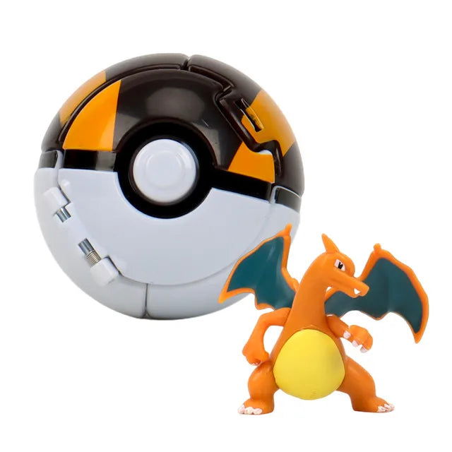 21 Styles Pokemon Elf Ball Anime Figure Pikachu Charizard Pocket Monster Variant Pokemon Elf Ball Toy Action Model Gift - Slobuy