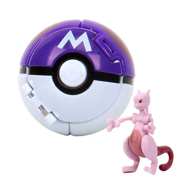 21 Styles Pokemon Elf Ball Anime Figure Pikachu Charizard Pocket Monster Variant Pokemon Elf Ball Toy Action Model Gift - Slobuy