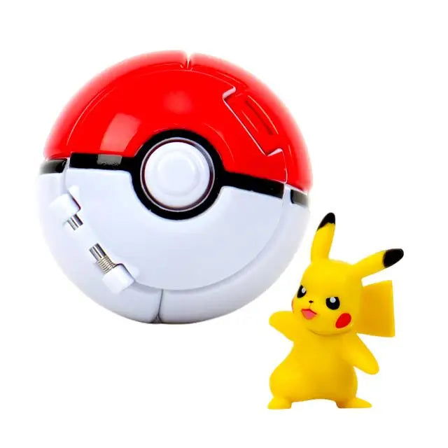 21 Styles Pokemon Elf Ball Anime Figure Pikachu Charizard Pocket Monster Variant Pokemon Elf Ball Toy Action Model Gift - Slobuy