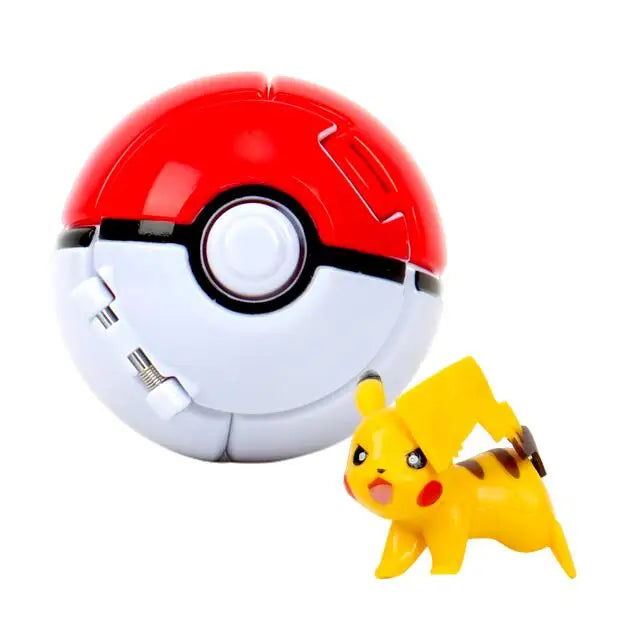 21 Styles Pokemon Elf Ball Anime Figure Pikachu Charizard Pocket Monster Variant Pokemon Elf Ball Toy Action Model Gift - Slobuy