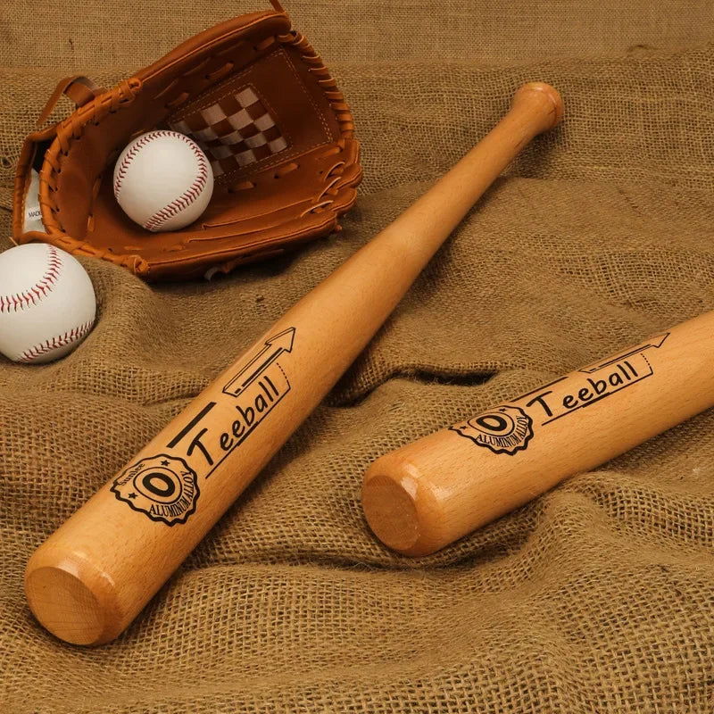 21 inch Solid Wood Baseball Bat Professional Hardwood Baseball Stick Softball Outdoor Sports Fitness Equipment Self-Defense Gear - Slobuy