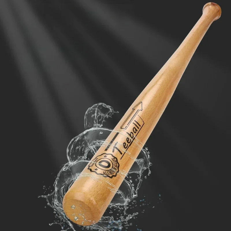 21 inch Solid Wood Baseball Bat Professional Hardwood Baseball Stick Softball Outdoor Sports Fitness Equipment Self-Defense Gear - Slobuy