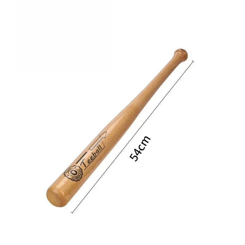 21 inch Solid Wood Baseball Bat Professional Hardwood Baseball Stick Softball Outdoor Sports Fitness Equipment Self-Defense Gear - Slobuy