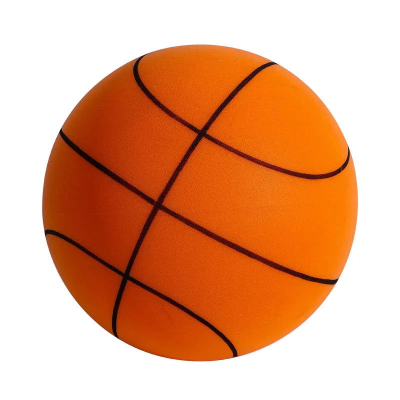 18/21/24CM Kids Bouncing Mute Basketball Squeezable Mute Bouncing Basketball Indoor Silent Ball Foam Basketball Bounce Ball - Slobuy