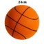 18/21/24CM Kids Bouncing Mute Basketball Squeezable Mute Bouncing Basketball Indoor Silent Ball Foam Basketball Bounce Ball - Slobuy