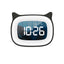 Rechargable Digital Alarm Clock Night Light Touch Snooze Always-on Display Desktop Table Clock 12/24H Dual Alarm Music LED Clock - Slobuy