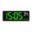 Voice Control Digital Alarm Clock Temperature Dual Alarm Snooze Desktop Table Clock Night Mode 12/24H LED Clock Watch - Slobuy