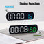 Voice Control Digital Alarm Timer Clock Temperature Dual Alarm Desktop Table Clock Night Mode 12/24H LED Clock Watch Desk Clock - Slobuy