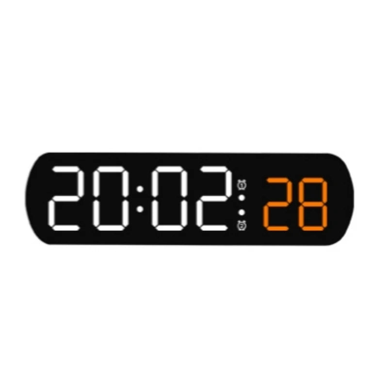 Voice Control Digital Alarm Timer Clock Temperature Dual Alarm Desktop Table Clock Night Mode 12/24H LED Clock Watch Desk Clock - Slobuy