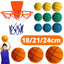 Bouncing Mute Ball 18/21/24cm Silent Foam Basketball Indoor Silent Ball Pat Basketball Silent Toddler Toys Air Bounce Basketball - Slobuy