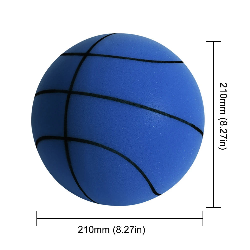 Bouncing Mute Ball 18/21/24cm Silent Foam Basketball Indoor Silent Ball Pat Basketball Silent Toddler Toys Air Bounce Basketball - Slobuy