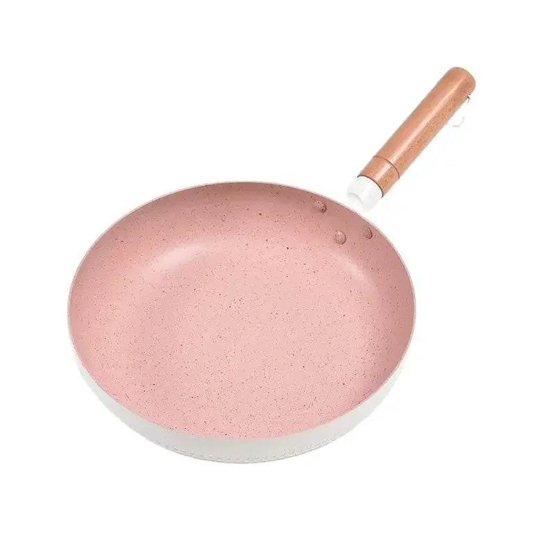 Frying Pan 20/24cm Wok Pan Non-stick Pan Induction Cooker Home Steak Pancake Pan Egg Pan Gas Stove Universal Saucepan Durable - Slobuy