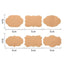 250Pcs Kraft Stickers Paper Labels Blank Christmas Gift for Jar Candle Glass Bottle Office Classification stationery sticker - Slobuy