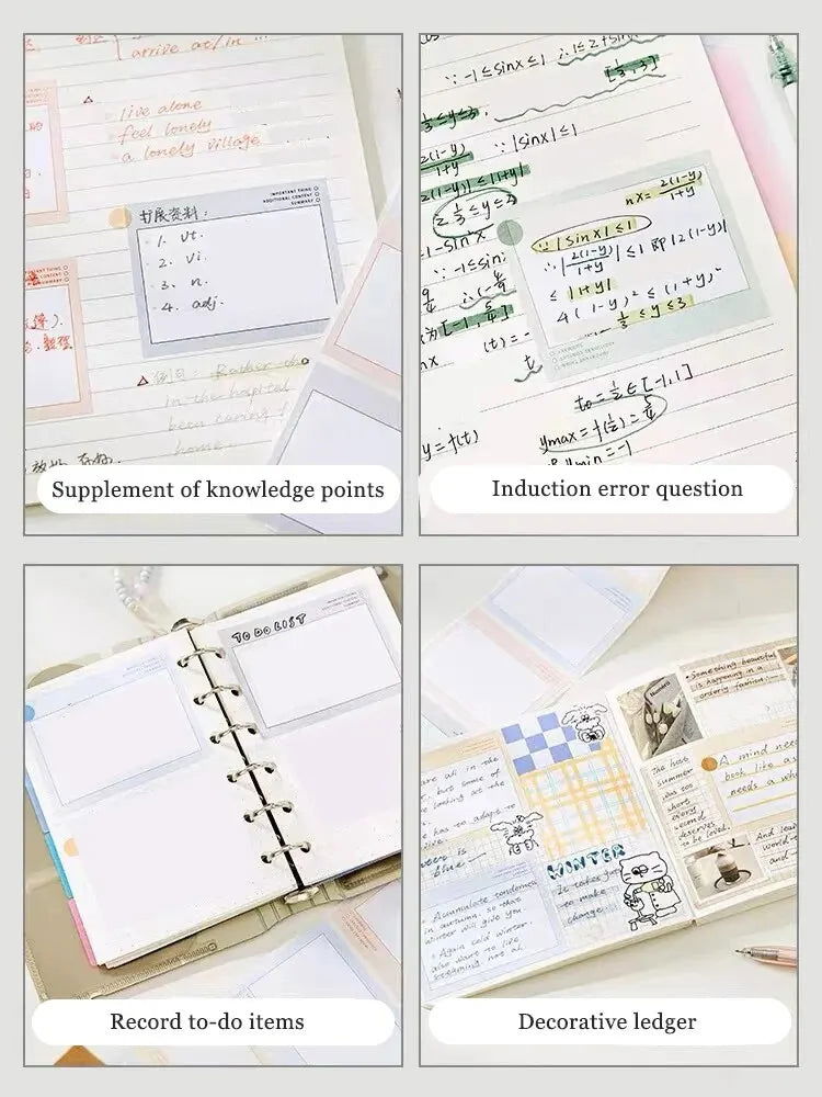 256 Pull-out Convenience Stickers for Students to Use with Incorrect Question Notes, Essential for Students to Use in the Office - Slobuy