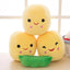 25CM Cute Children's Baby Plush Peas Filled Plant Doll Toy Children Kawaii Quality Pea-shaped Pillow Toy Boy Girl Gift - Slobuy