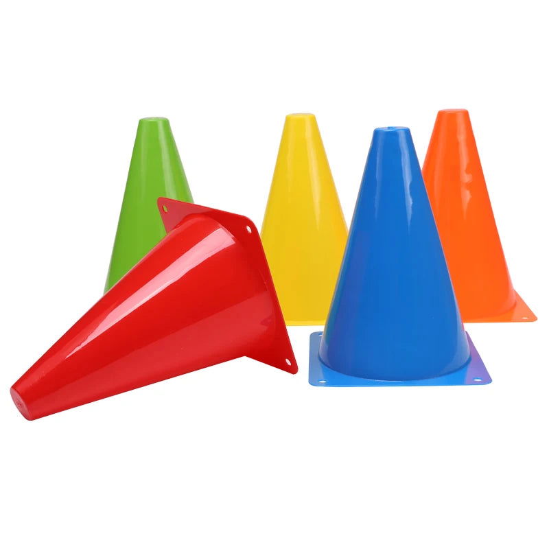 25PCS  Hot Sale Colorful Marker Cones Soccer Agility Training Cones Football Marker Cones Cheap Price Portable Football - Slobuy