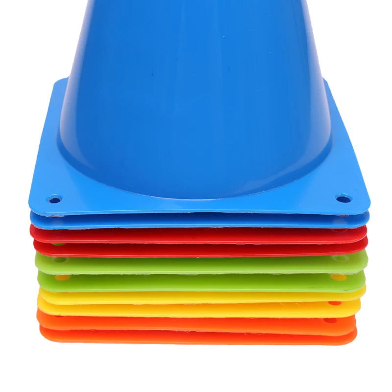 25PCS  Hot Sale Colorful Marker Cones Soccer Agility Training Cones Football Marker Cones Cheap Price Portable Football - Slobuy