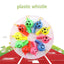 25PCS Professional Referee Whistles Emergency Whistles Mini Cheer Whistle for Sports Basketball Soccer Football Fans sKeyrings - Slobuy