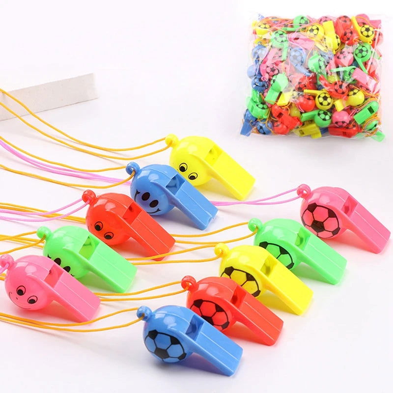 25PCS Professional Referee Whistles Emergency Whistles Mini Cheer Whistle for Sports Basketball Soccer Football Fans sKeyrings - Slobuy