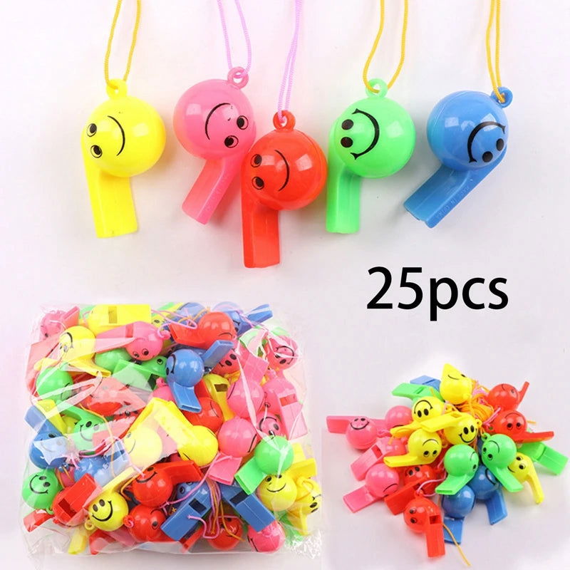 25PCS Professional Referee Whistles Emergency Whistles Mini Cheer Whistle for Sports Basketball Soccer Football Fans sKeyrings - Slobuy