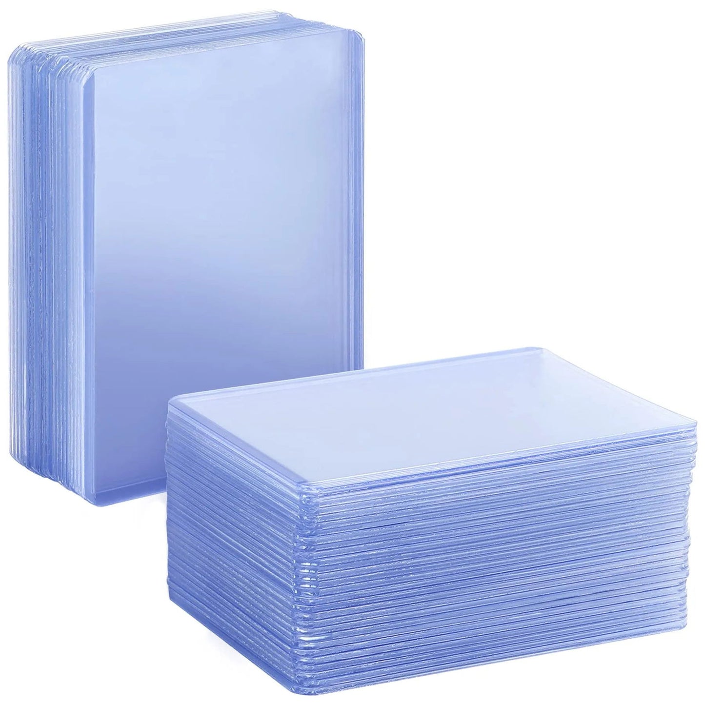 25PCS Transparent PVC Card Sleeves Game Card Hard Plastic Card Sleeves Card Protective Card Holder Trading Cards Case - Slobuy