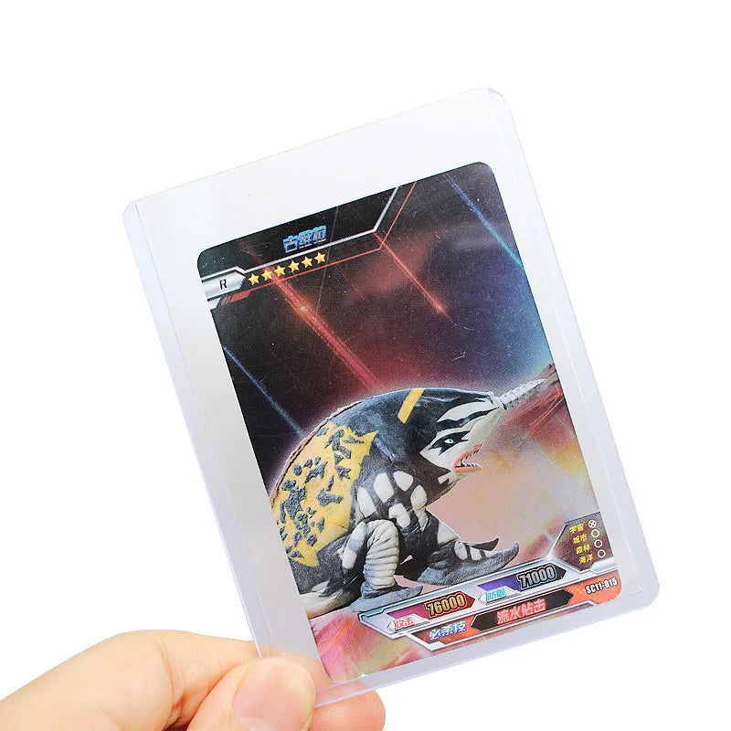 25PCS Transparent PVC Card Sleeves Game Card Hard Plastic Card Sleeves Card Protective Card Holder Trading Cards Case - Slobuy