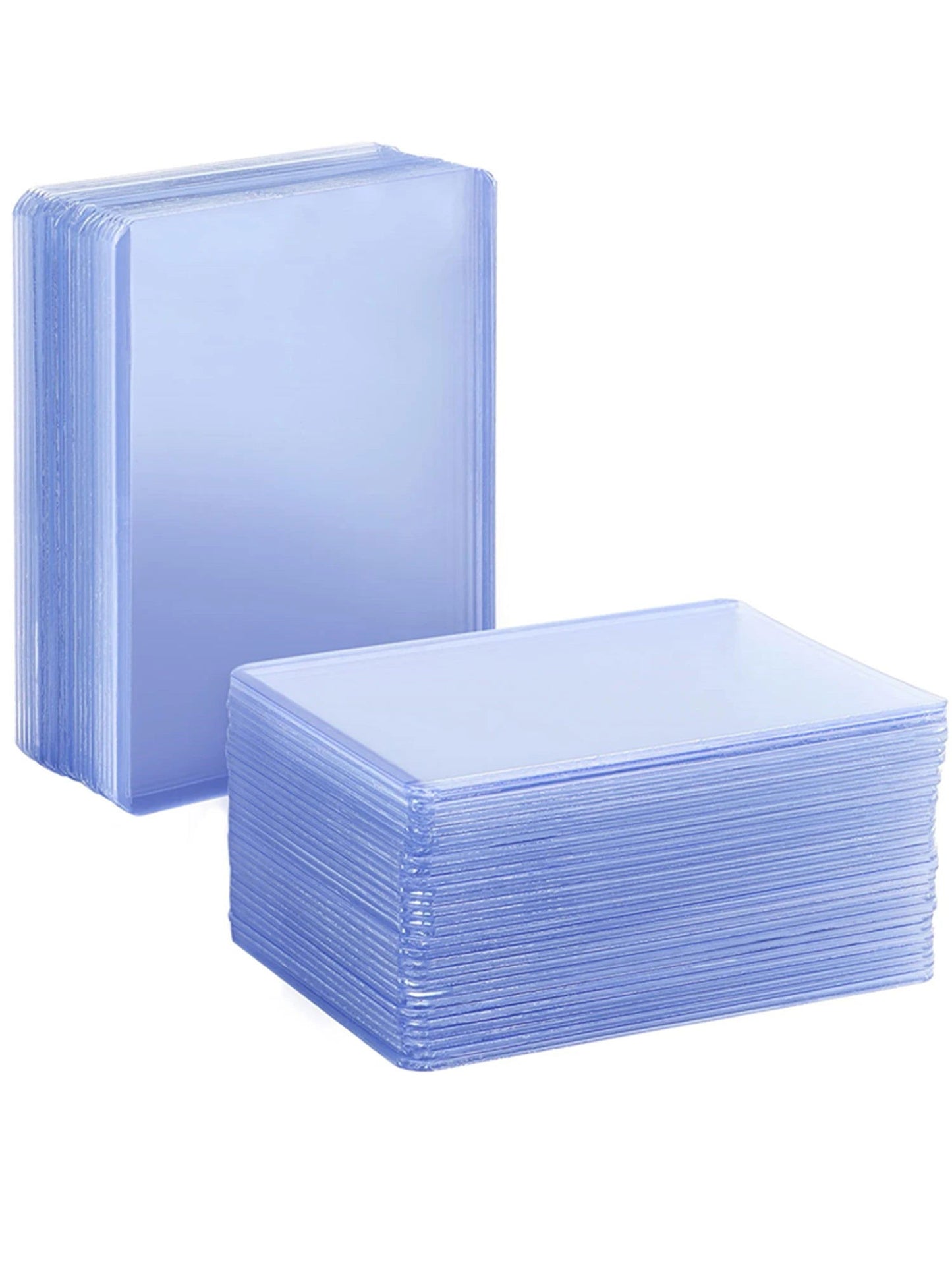 25PCS Transparent PVC Card Sleeves Game Card Hard Plastic Card Sleeves Card Protective Card Holder Trading Cards Case - Slobuy