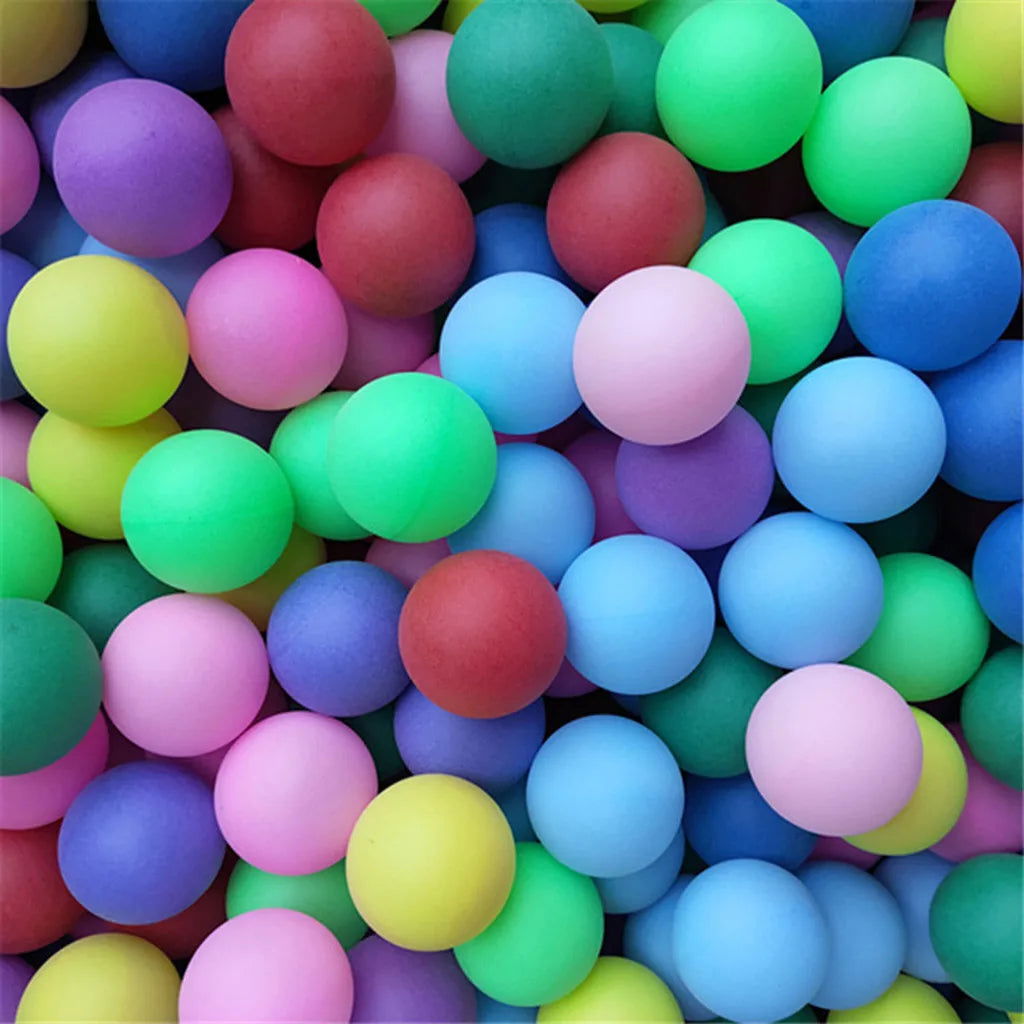 25pcs Colored Pong Balls 40mm Entertainment Table Tennis Balls for Game Advertising,Entertainment, Game Accessory - Slobuy