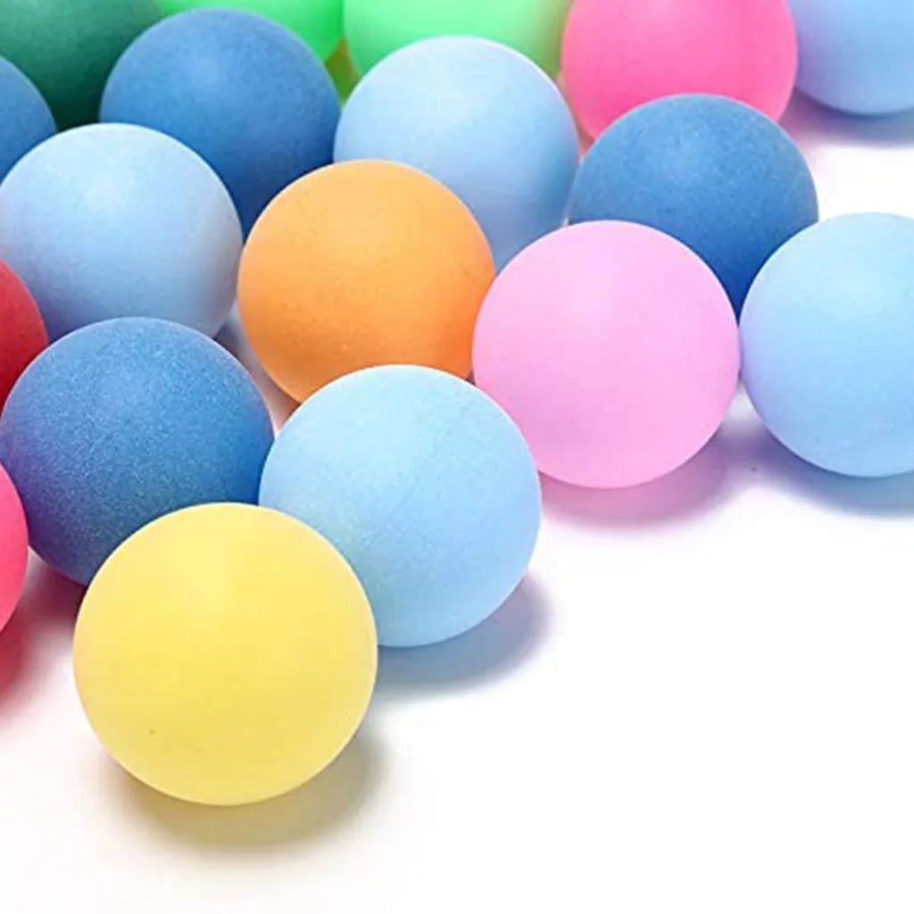 25pcs Colored Pong Balls 40mm Entertainment Table Tennis Balls for Game Advertising,Entertainment, Game Accessory - Slobuy