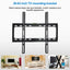 26-63inch TV Support Mount Adjustable Television Mounting Holder with Level Low Profile Flat TV Wall Mount for LCD LED Monitor - Slobuy
