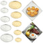 14/17/20/23/26CM Stainless Steel Bone Spitting Dish Gold Silver Shallow Tray Metal Dining Disc Round Plate Dessert Tableware - Slobuy