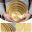 14/17/20/23/26CM Stainless Steel Bone Spitting Dish Gold Silver Shallow Tray Metal Dining Disc Round Plate Dessert Tableware - Slobuy