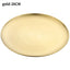 14/17/20/23/26CM Stainless Steel Bone Spitting Dish Gold Silver Shallow Tray Metal Dining Disc Round Plate Dessert Tableware - Slobuy