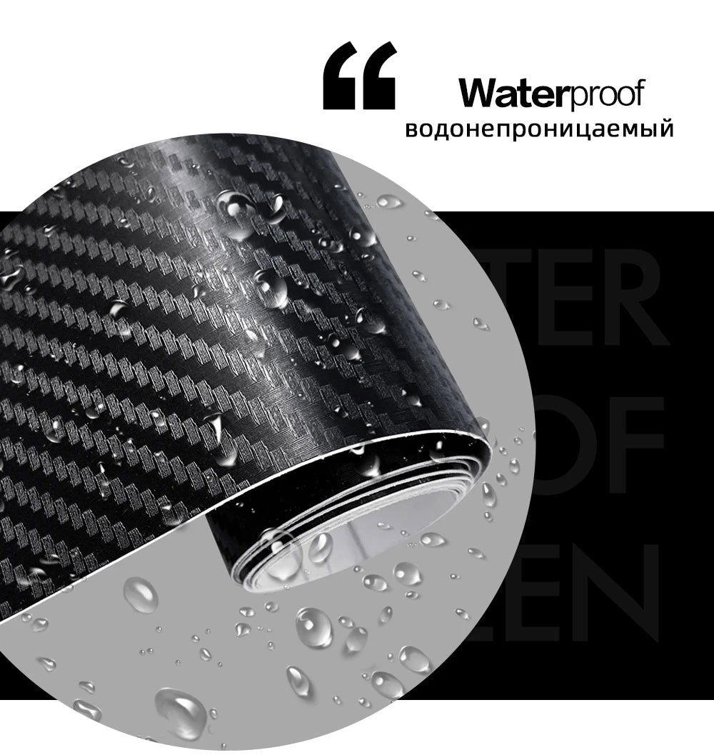 2D 3D 4D 5D 6D Carbon Fiber Vinyl Wrap Film  Waterproof Car Stickers Console Computer Laptop Skin Auto Motorcycle Accessories - Slobuy