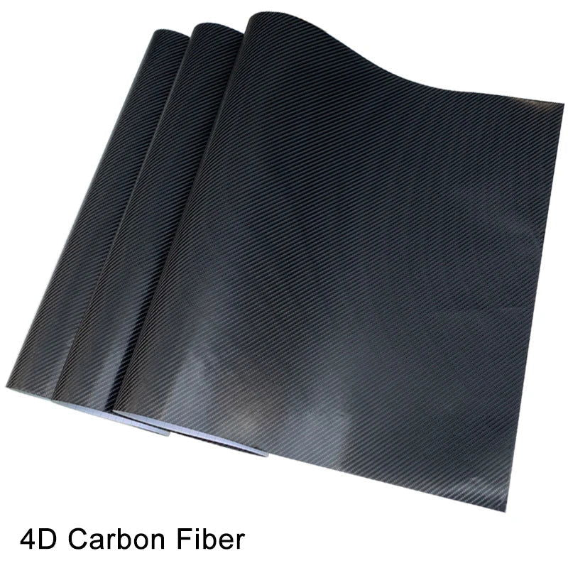 2D 3D 4D 5D 6D Carbon Fiber Vinyl Wrap Film  Waterproof Car Stickers Console Computer Laptop Skin Auto Motorcycle Accessories - Slobuy